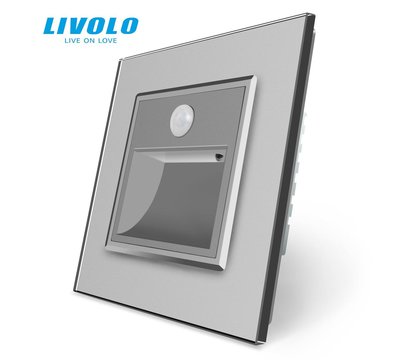 Изображение 2 Светодиодный светильник Livolo 722800515 Grey glass лестничный