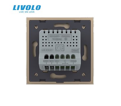 Изображение 4 Смарт светорегулятор Livolo ZigBee VL-C7FC1DZ-2AP Gold