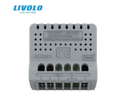 Изображение 4 Смарт регулятор скорости Livolo VL-FC1GZ-2AP Gold