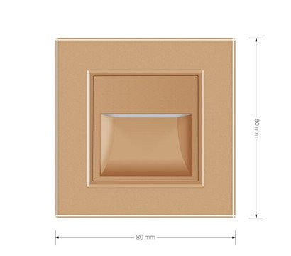 Изображение 5 Светодиодный светильник Livolo 722800613 Gold glass лестничный