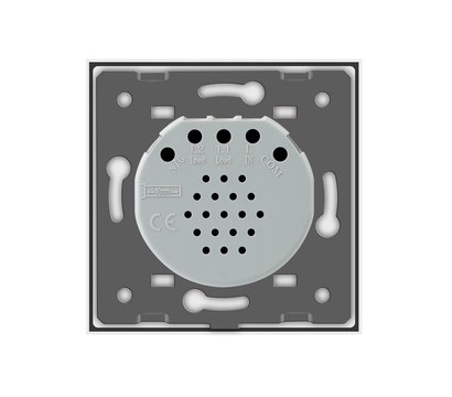 Изображение 6 Сенсорный выключатель Livolo VL-C701C-11 White glass белое