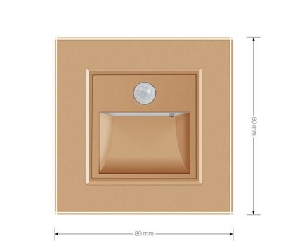 Изображение 6 LED светильник Livolo 722800513 Gold glass для помещений