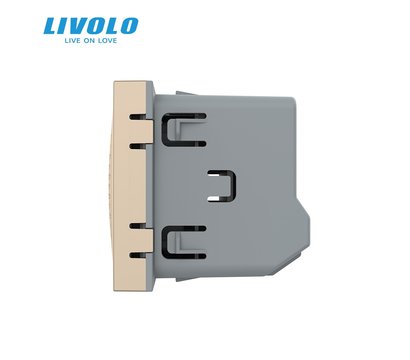 Изображение 2 Дверной звонок Livolo VL-FCBZ-2AP Gold проводной