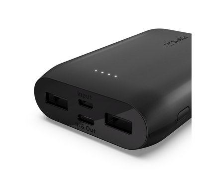 Изображение 4 Батарея универсальная Belkin 10000mAh, 15W Dual USB-A, USB-C, Black – BPB011BTBK