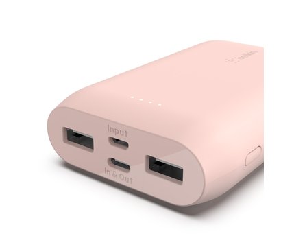 Изображение 9 Повербанк Belkin 10000mAh, 15W Dual USB-A, USB-C, rose Gold – BPB011BTRG