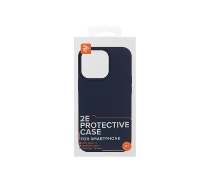 Изображение 2 Чехол 2Е Basic для Apple iPhone 13Pro, Liquid Silicone, Midnight Blue - 2E-IPH-13PR-OCLS-MB