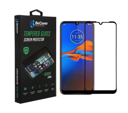 Зображення 3 Захисне скло BeCover для Motorola Moto E6i Black - 706654