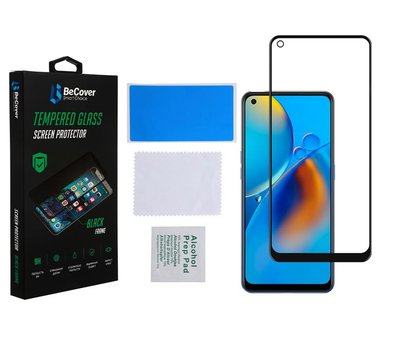 Зображення 3 Захисне скло BeCover для Oppo A74 Black - 706656
