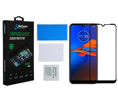 Зображення 4 Захисне скло BeCover для Motorola Moto E6i Black - 706654