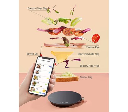 Зображення 3 Побутова вага Xiaomi HOTO QWCFC001 Black