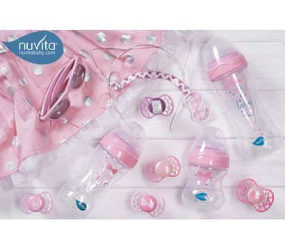 Зображення 3 бутылочка Nuvita NV6011 Mimic Collection 150мл Pink