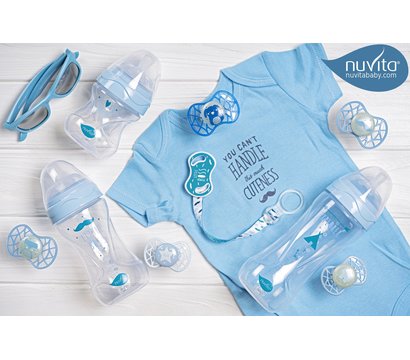 Зображення 4 бутылочка Nuvita NV6051 Mimic Collection 330мл Blue