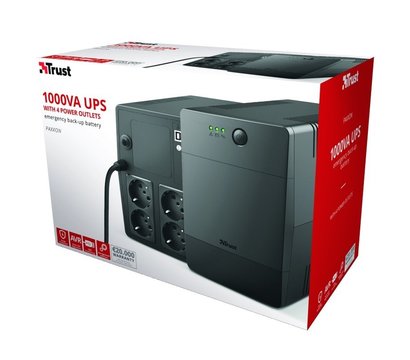Зображення 5 ДБЖ лінійно-інтерактивний Trust Paxxon 1000VA – 23504