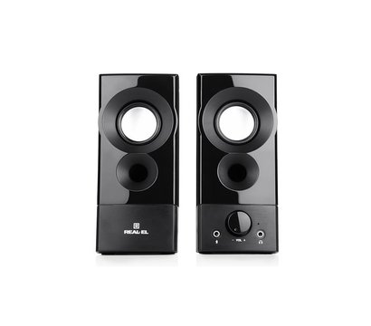 Зображення 2 Акустична система 2.0 REAL-EL S-90 Black – EL121100011