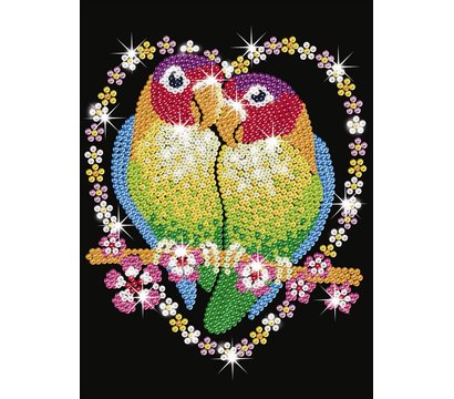 Изображение 2 Развивающий Sequin Art Blue Попугаи Неразлучники - SA1002
