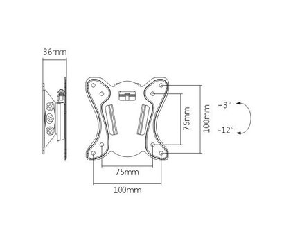 Изображение 2 Кронштейн для телевизора Satelit 15-32TILT100