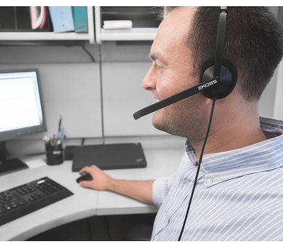 Зображення 4 Навушники Koss CS195 Mono USB — 194267.101 гарнітури для ПК, для IP-телефонів