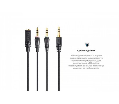 Зображення 9 Навушники Sades SA-721 Spirits Black гарнітури для ПК