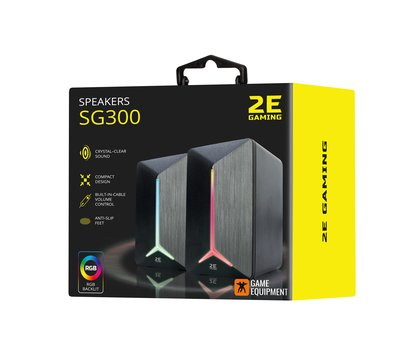 Зображення 2 Акустична система 2.0 2E 2E-SG300B Black