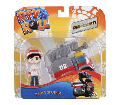 Зображення 2 Ігровий набір Rev&Roll DieCast Bo & Spritzer - EU88103 для 3+
