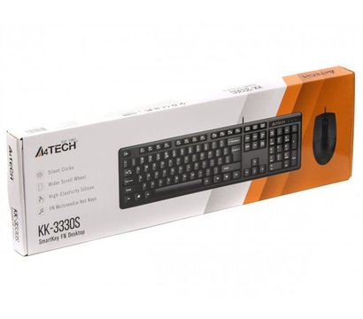 Зображення 3 Комплект мишка + клавіатура A4Tech KK-3330S USB Black