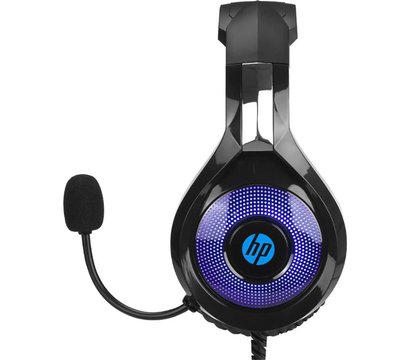 Зображення 3 Навушники HP DHE-8010 Gaming, Blue LED, Black регульована