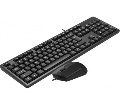 Зображення 4 Комплект мишка + клавіатура A4Tech KK-3330S USB Black