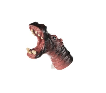 Изображение 4 Игровой набор Same Toy Пальчиковый театр 2 ед, Бегемот и Лев - X241Ut-4 для 3+