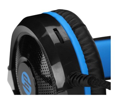 Зображення 4 Навушники HP DHE-8010 Gaming, Blue LED, Black регульована