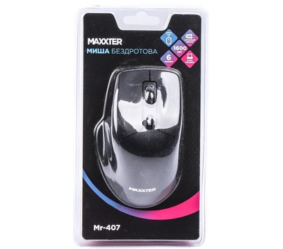 Изображение 5 Мышь Maxxter Mr-407 USB Black