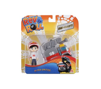 Зображення 7 Ігровий набір Rev&Roll DieCast Bo & Spritzer - EU88103 для 3+