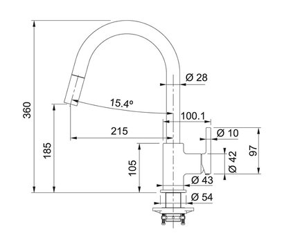 Изображение 2 Смеситель Franke Lina, 115.0626.081