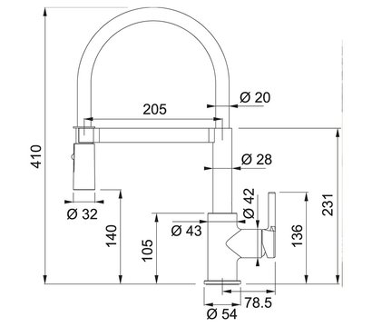 Изображение 3 Смеситель Franke Lina, 115.0626.085