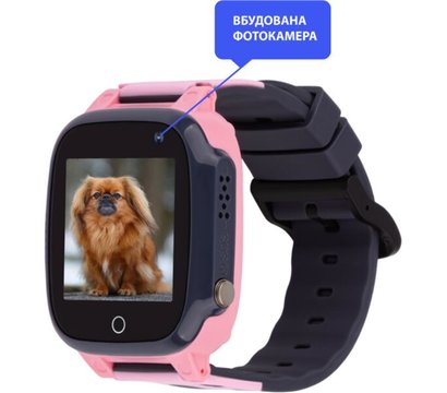 Изображение 2 Смарт-часы AmiGo GO008 Milky GPS WiFi Pink