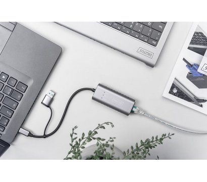 Зображення 4 Адаптер Digitus USB-C/USB 3.0 - 2.5 Gbps Ethernet - DN-3028