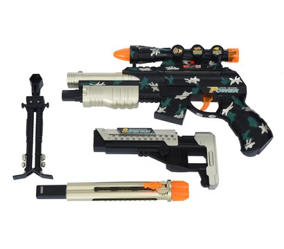 Изображение 5 Игрушечное оружие Same Toy BisonShotgun Винтовка черная - DF-20218BZUt