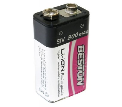 Зображення 2 Акумулятор Beston Li-ion Krona/6F22 800mAh BL 1шт