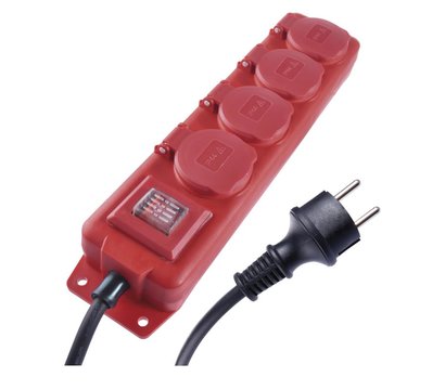 Зображення 3 Мережевий фільтр Emos P14201 10м Red