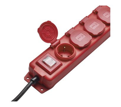 Зображення 4 Мережевий фільтр Emos P14201 10м Red