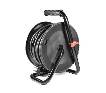 Зображення 5 Stark CRP 1525-P, 25 м, black 4 розеток
