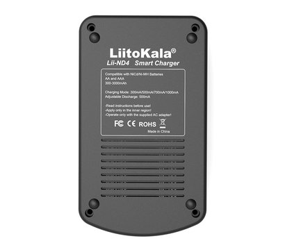 Зображення 3 Зарядка  Liitokala Lii-ND4 1.2V / 9V