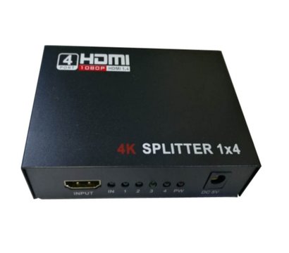Зображення 2 Відеорозгалужувач Tcom HDMI 1x4