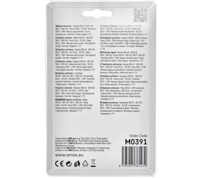 Зображення 4 Мультиметр цифровий Emos M0391