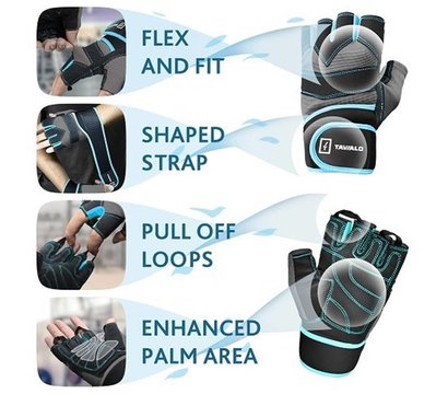 Изображение 4 Для фитнеса Tavialo L Black-Gray-Blue - 189202008