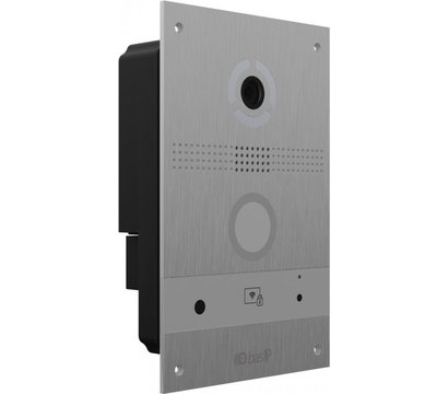 Зображення 2 Виклична відеопанель Bas-IP AV-08FB Silver, Колір корпусу: сріблястий