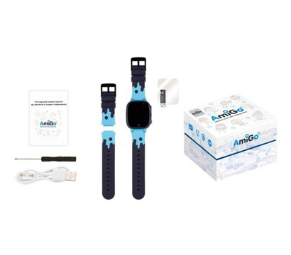 Изображение 6 Смарт-часы AmiGo GO008 Milky GPS WiFi Blue