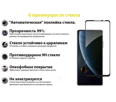 Изображение 2 Защитное стекло BeCover для ZTE Blade V30 Black - 706914