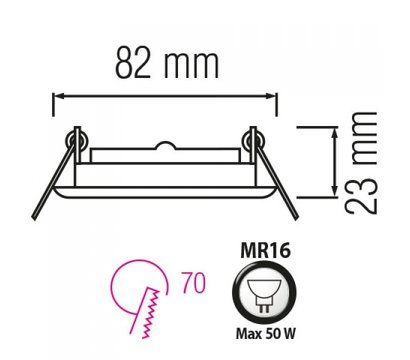 Зображення 2 Світлодіодний LED світильник Horoz Electric Lavanta Matt Chrome