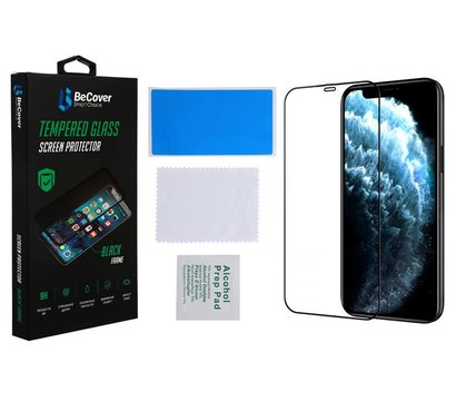 Зображення 3 Захисне скло BeCover для Apple iPhone 13/13 Pro Black - 706663