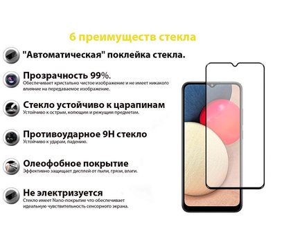 Зображення 2 Захисне скло BeCover для Samsung Galaxy A03s SM-A037 Black - 706776